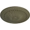 Ekena Millwork Alexa Ceiling Medallion (Fits Canopies up to 3"), Hand-Painted Painted Turtle, 15"OD x 1 3/4"P CM14AXPTF - alternate 2